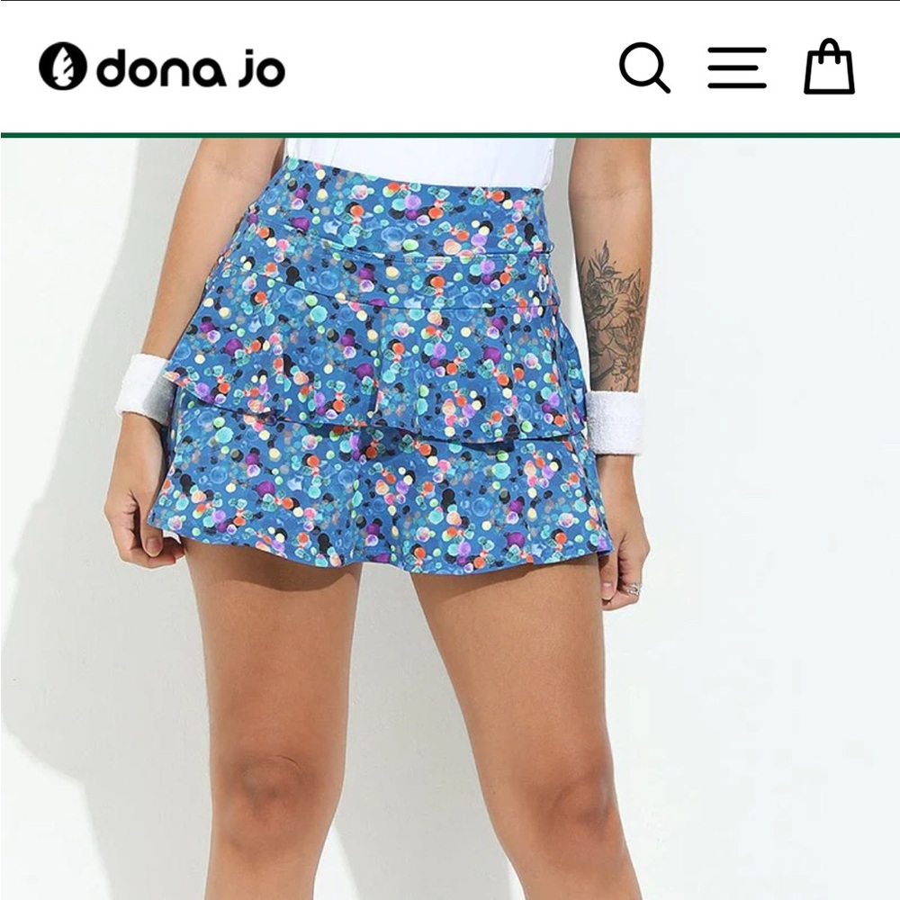 Dona Jo Soar tennis skirt. Size L - Picture 4 of 8